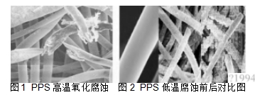 1 PPS 高溫氧化腐蝕 圖2 PPS 低溫腐蝕前后對(duì)比圖
